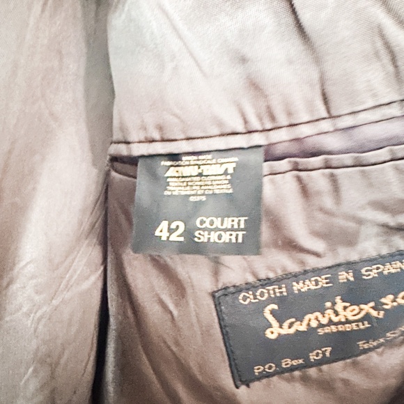 Sanitex S.A. Wool Plaid Blazer| Men's Vintage Wool Plaid Blazer | 42 Short - Picture 3 of 6